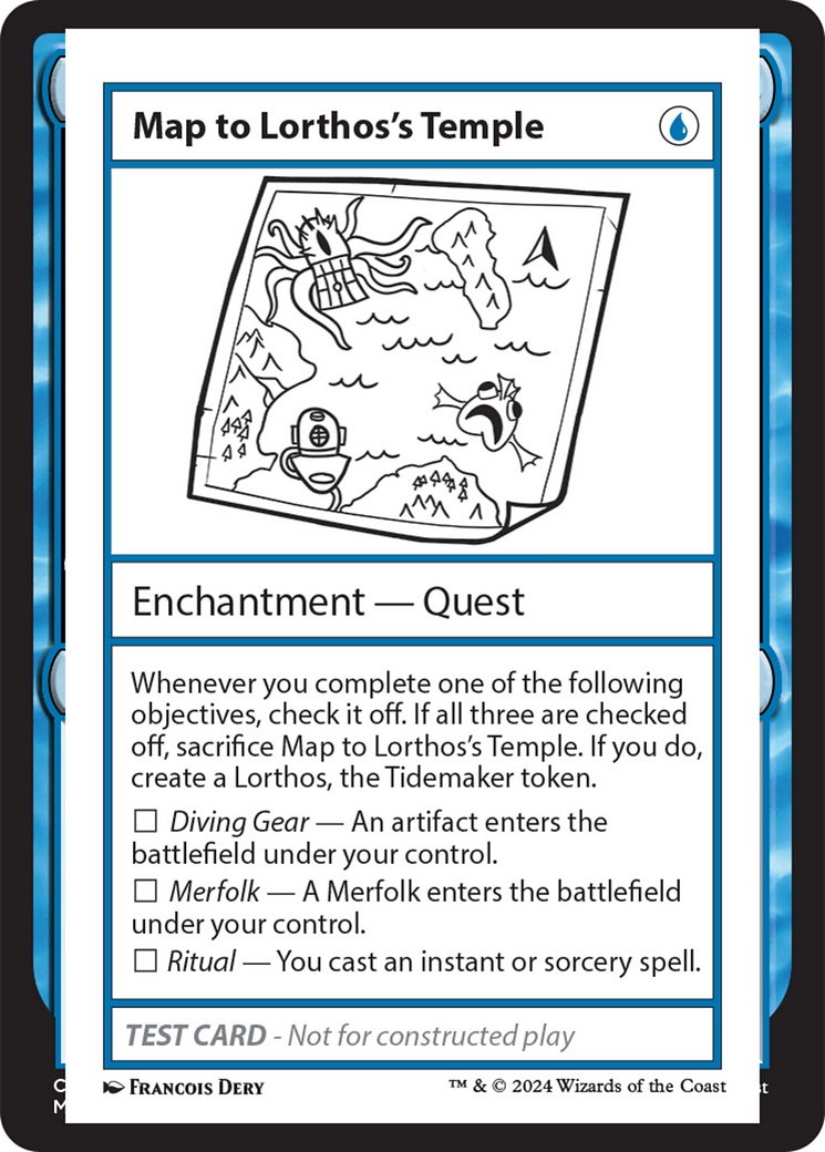 Image of Map to Lorthos's Temple (MB2PC-) - Mystery Booster 2