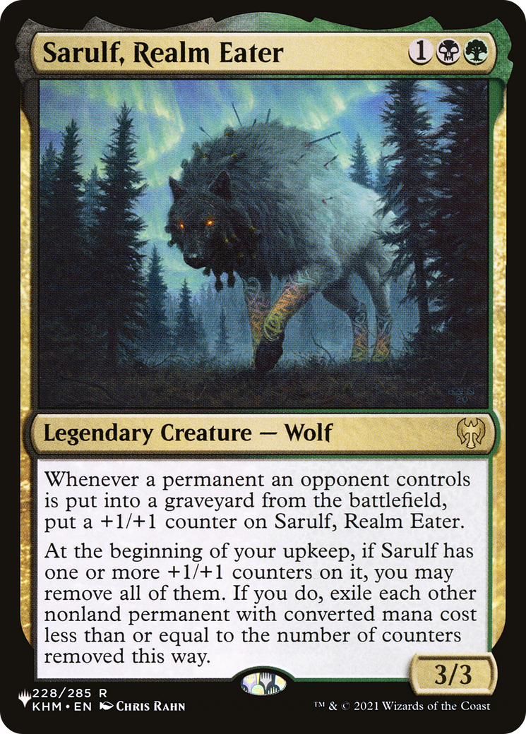 Image of Sarulf, Realm Eater (LIST-KHM-228) - The List