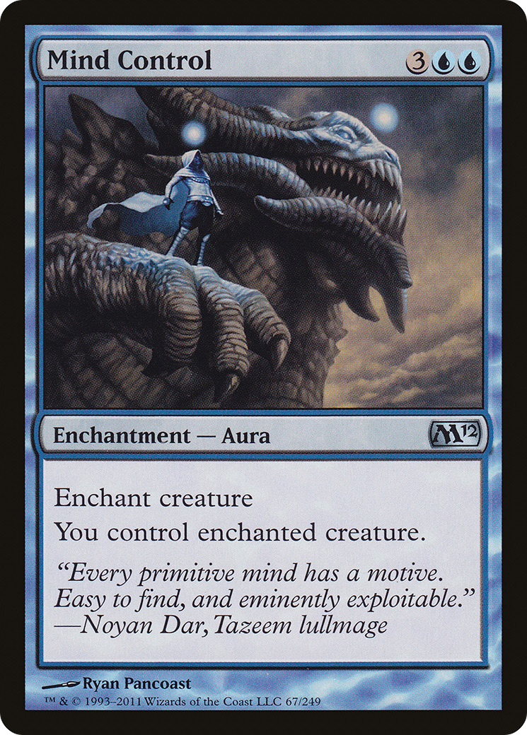 Image of Mind Control (M12-067) - Magic 2012 Foil