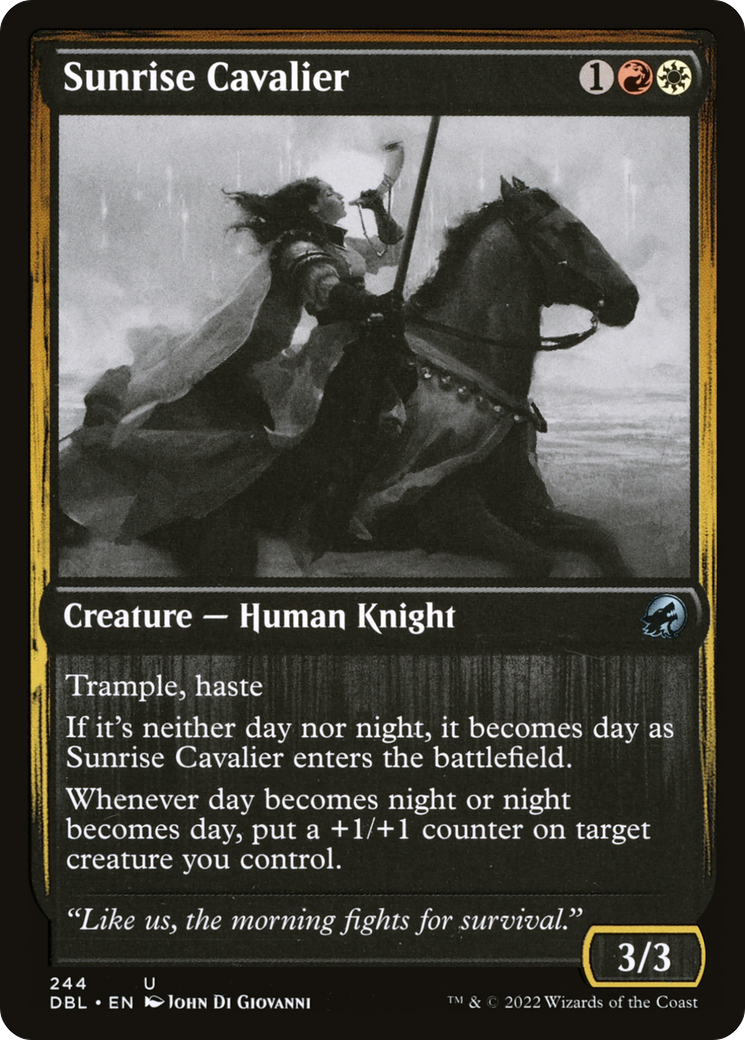 Image of Sunrise Cavalier (DBL-244) - Innistrad: Double Feature