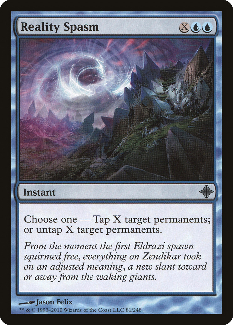 Image of Reality Spasm (ROE-081) - Rise of the Eldrazi