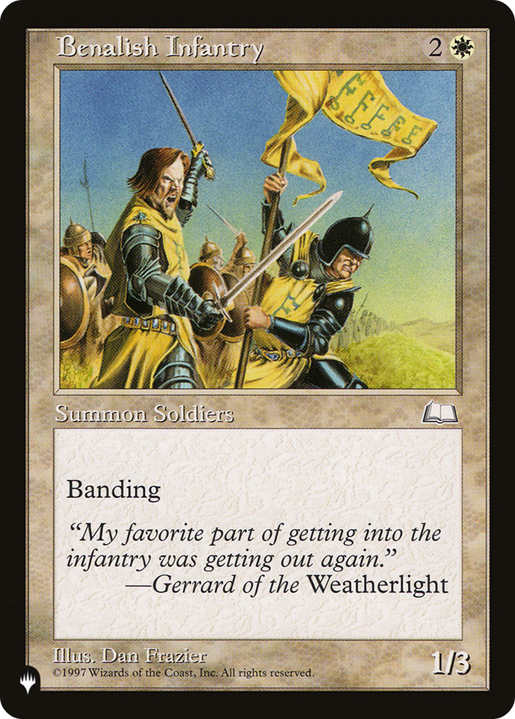 Image of Benalish Infantry (LIST-WTH-8) - The List