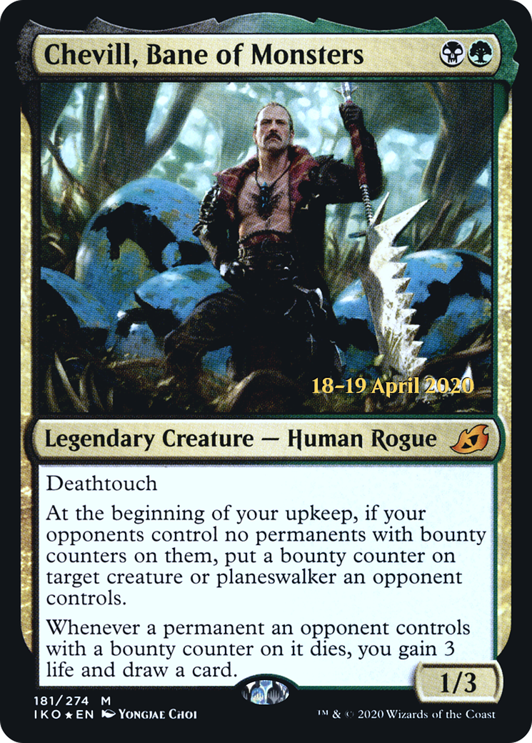 Image of Chevill, Bane of Monsters (PRE-181S) - Ikoria: Lair of Behemoths Promos Foil