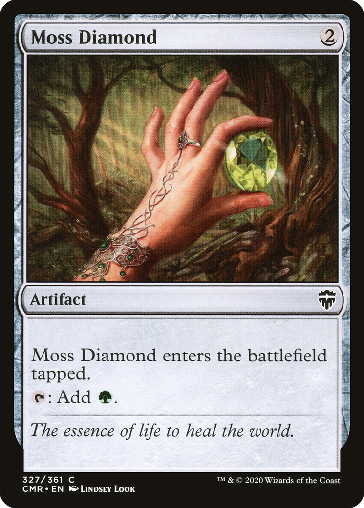Image of Moss Diamond (CMR-327) - Commander Legends Foil