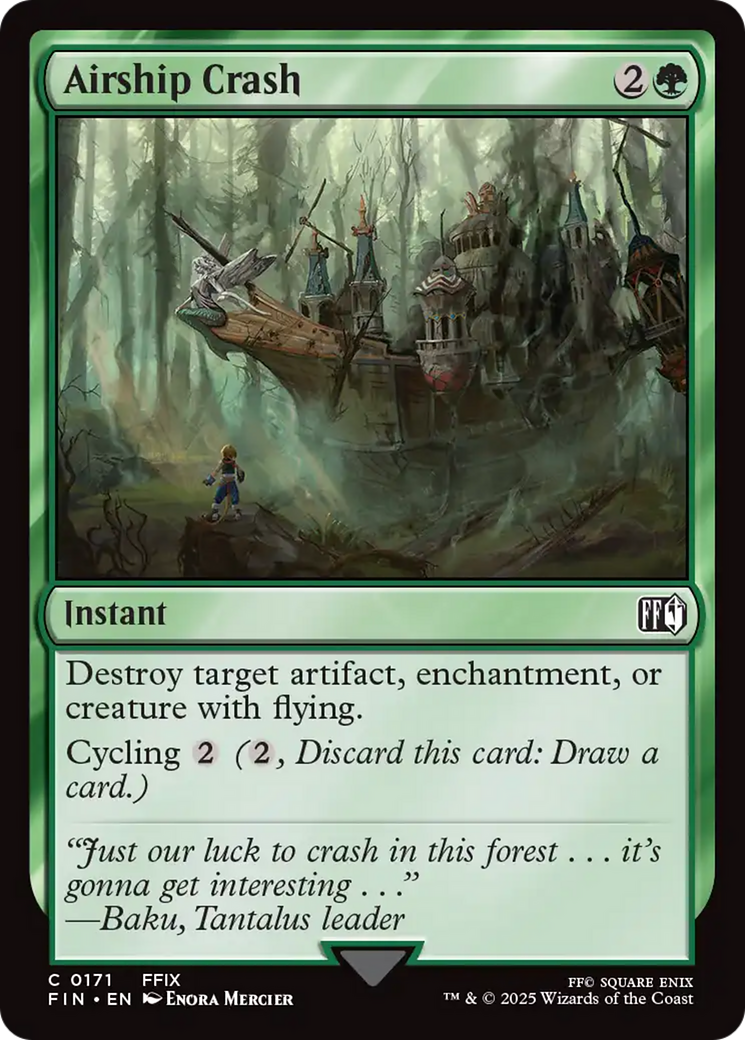 Image of Airship Crash (FIN-171) - FINAL FANTASY Foil