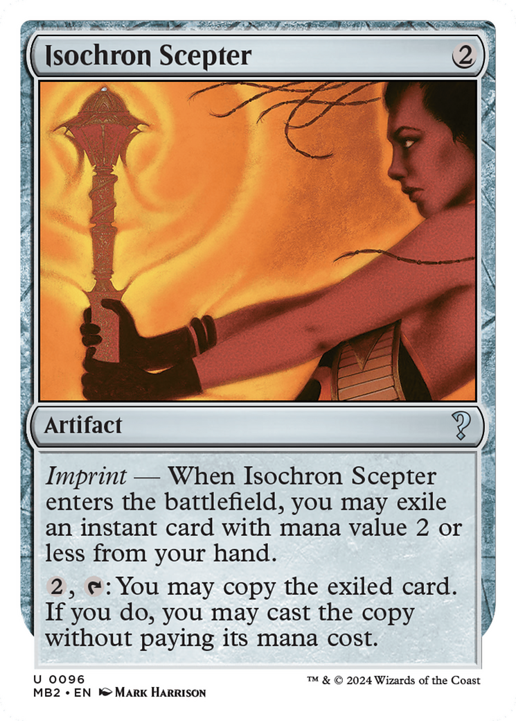 Image of Isochron Scepter (White Border) (MB2-096) - Mystery Booster 2