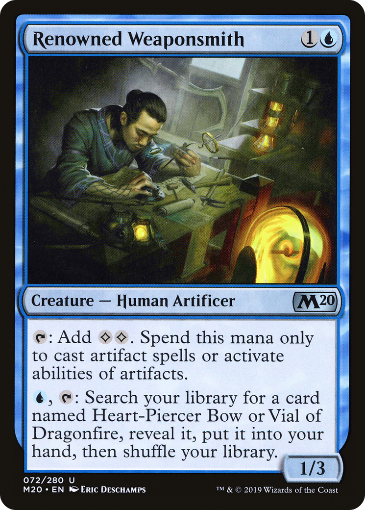 Image of Renowned Weaponsmith (M20-072) - Core Set 2020