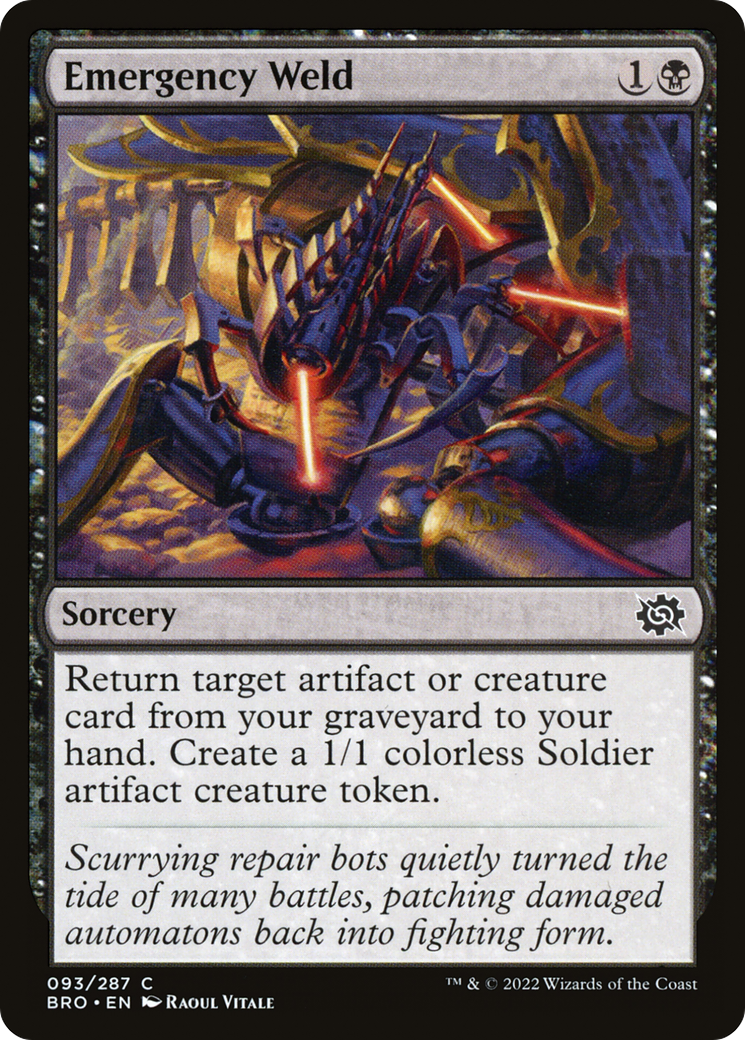 Image of Emergency Weld (BRO-093) - The Brothers' War