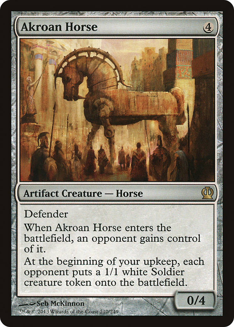 Image of Akroan Horse (THS-210) - Theros