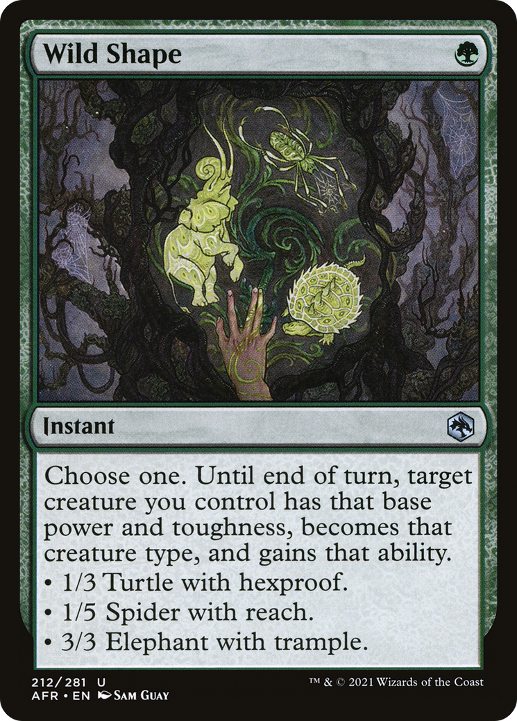 Image of Wild Shape (AFR-212) - Adventures in the Forgotten Realms Foil