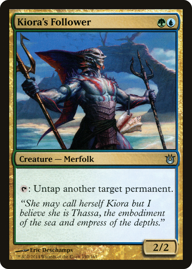 Image of Kiora's Follower (BNG-150) - Born of the Gods Foil