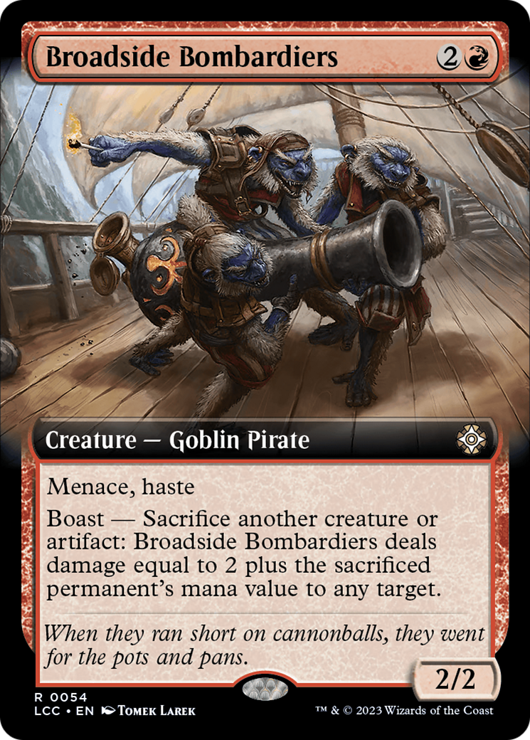 Image of Broadside Bombardiers (Extended Art) (LCC-054) - The Lost Caverns of Ixalan Commander: (Extended Art)