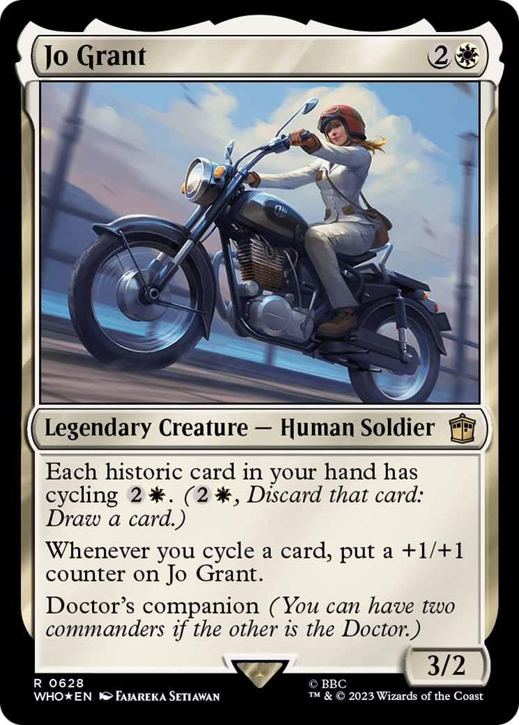 Image of Jo Grant (Surge Foil) (WHO-628) - Doctor Who Foil