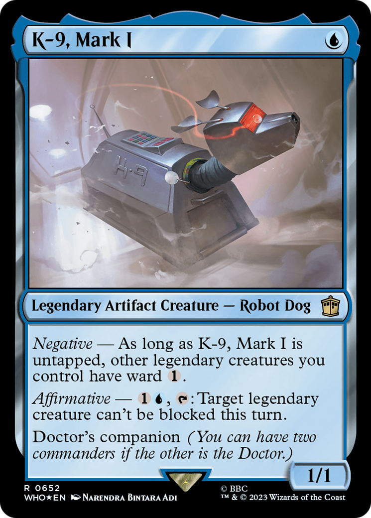 Image of K-9, Mark I (Surge Foil) (WHO-652) - Doctor Who Foil