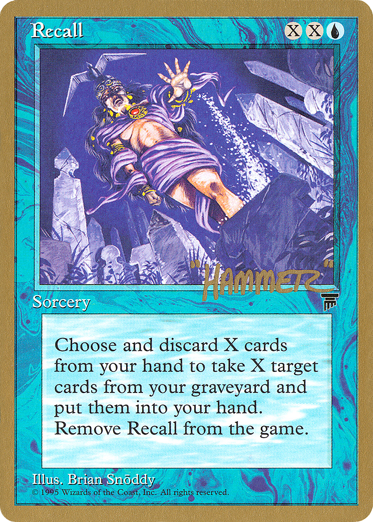 Image of Recall - 1996 Shawn 