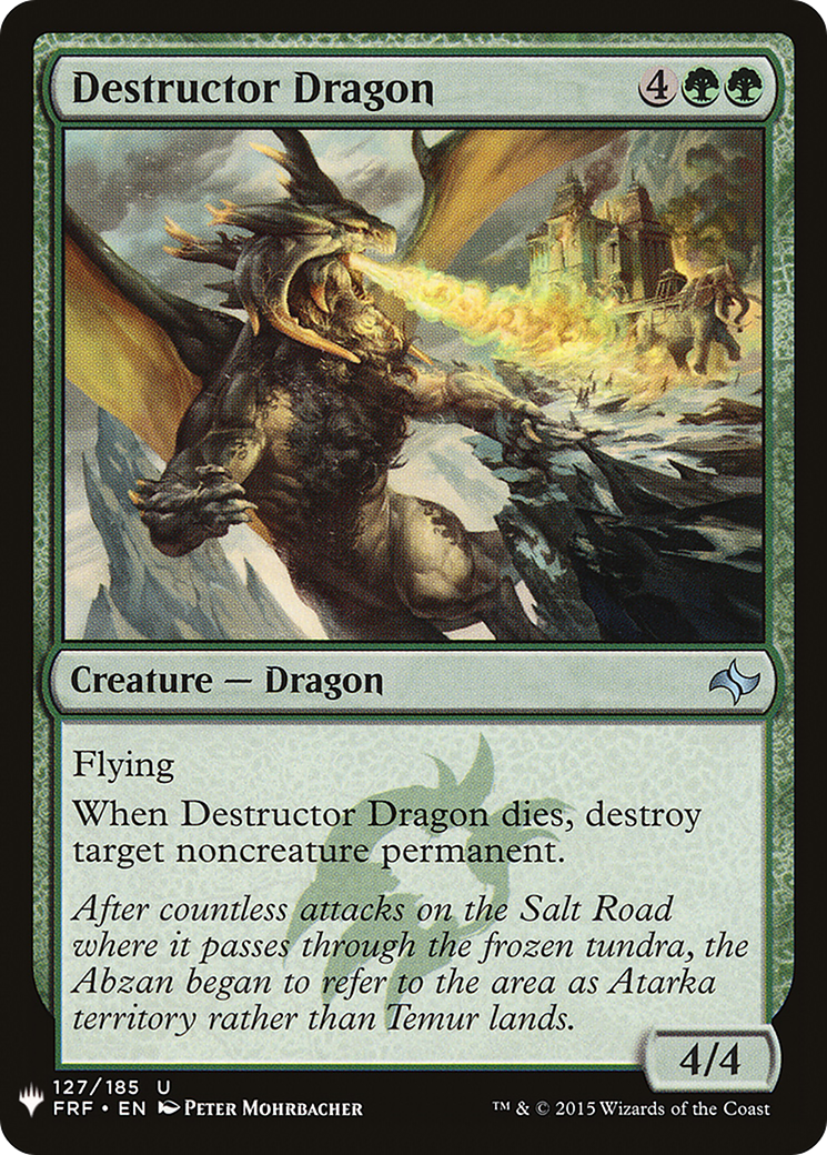 Image of Destructor Dragon (LIST-FRF-127) - The List
