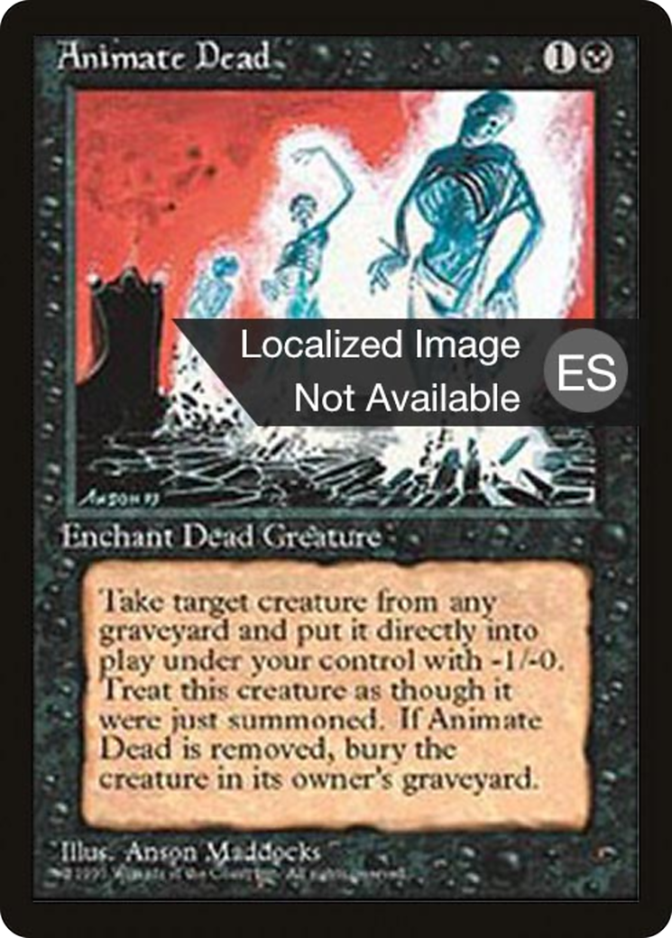 Image of Animate Dead (4BB-002) - Fourth Edition Foreign Black Border