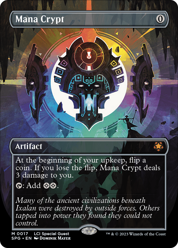 Image of Mana Crypt (Borderless) (SPG-017) - Special Guests (Borderless)