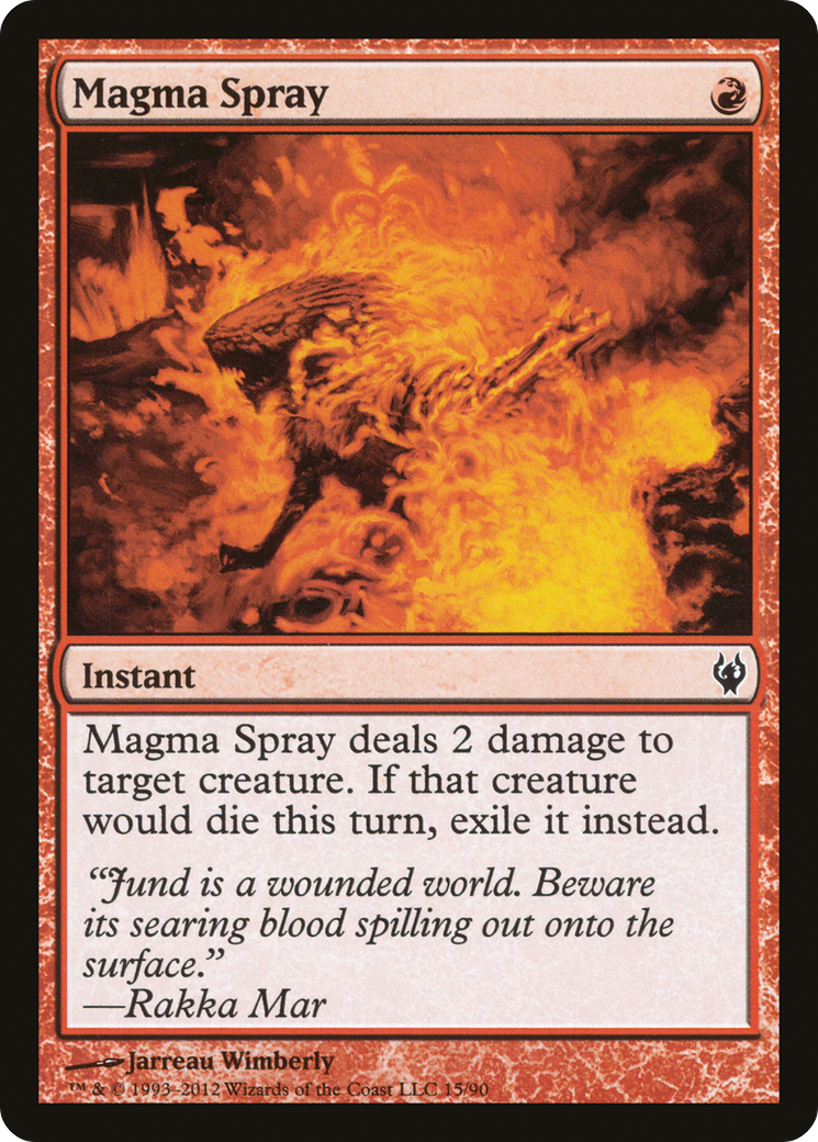 Image of Magma Spray (DDJ-015) - Duel Decks: Izzet vs. Golgari