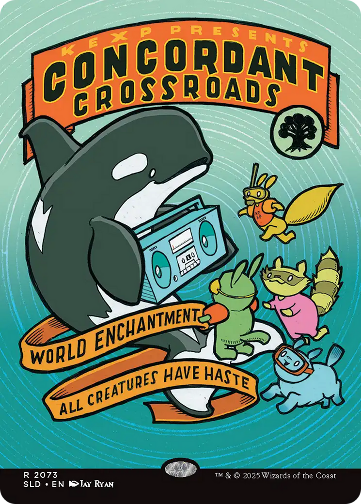 Image of Concordant Crossroads (2073) (SLD-2073) - Secret Lair Drop (Borderless)