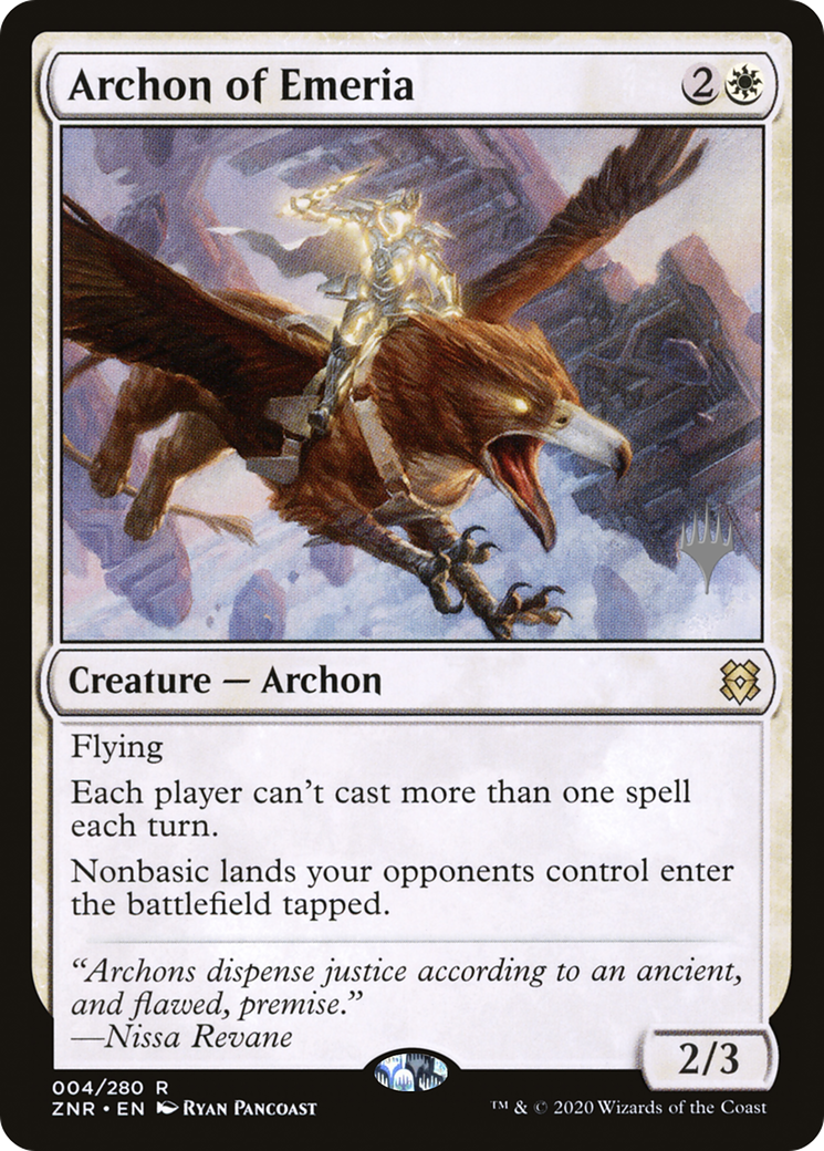Image of Archon of Emeria (PPZNR-004) - Zendikar Rising Promos