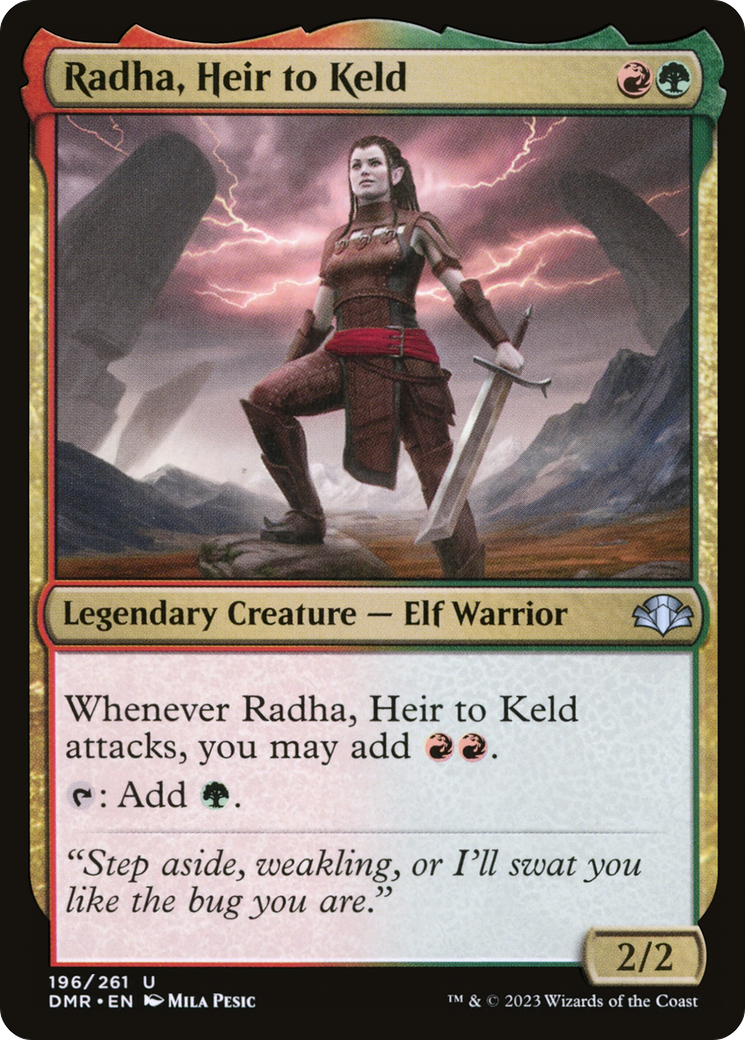 Image of Radha, Heir to Keld (DMR-196) - Dominaria Remastered