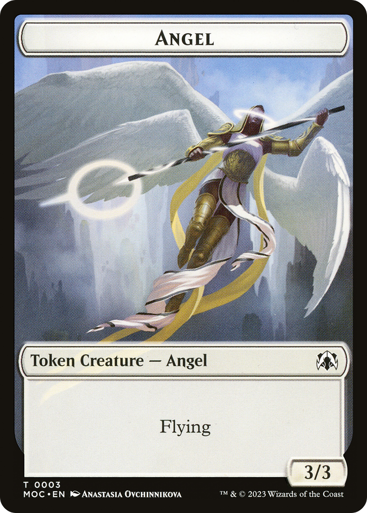 Image of Angel (TMOC-003) - March of the Machine Commander Tokens