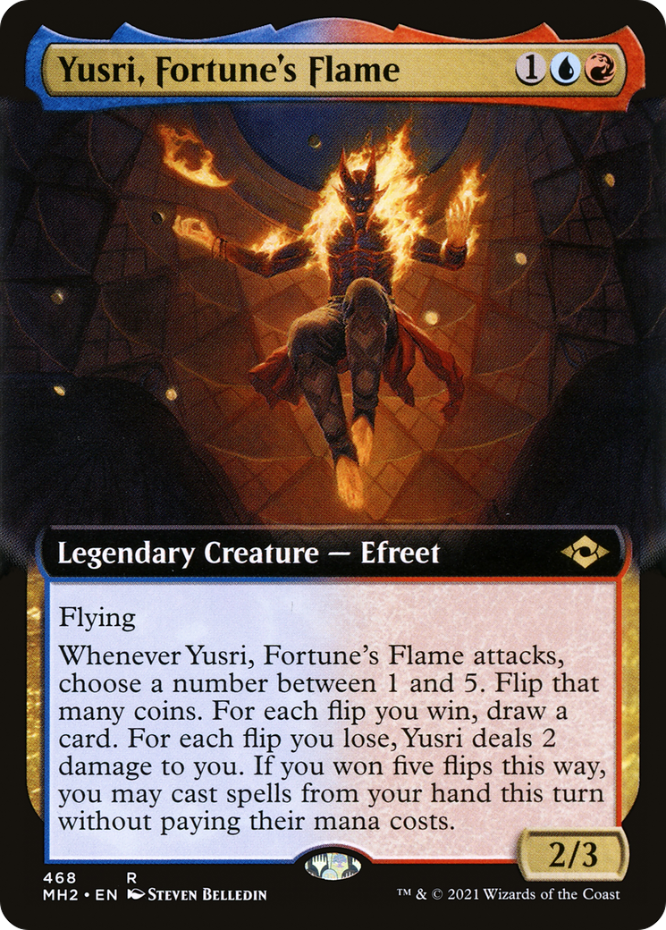 Image of Yusri, Fortune's Flame (Extended Art) (MH2-468) - Modern Horizons 2: (Extended Art) Foil
