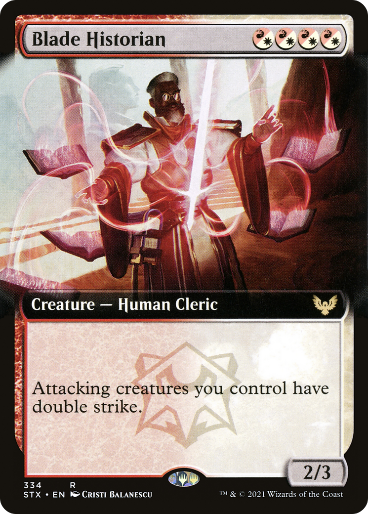 Image of Blade Historian (Extended Art) (STX-334) - Strixhaven: School of Mages: (Extended Art)