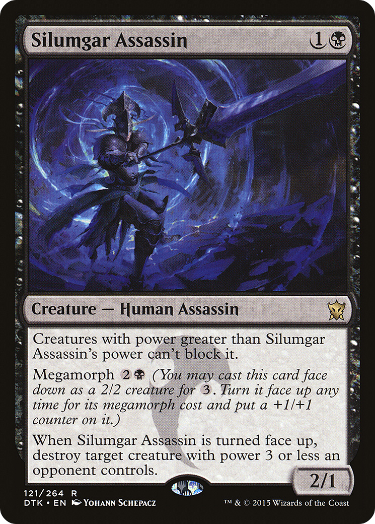 Image of Silumgar Assassin (DTK-121) - Dragons of Tarkir Foil