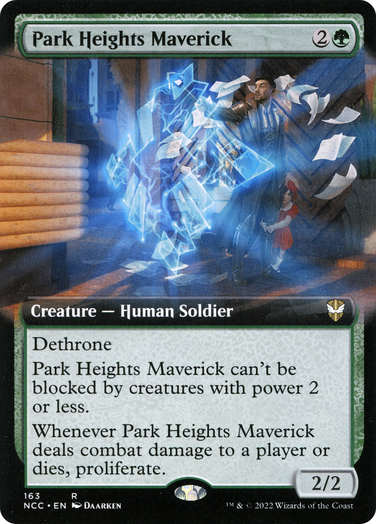 Image of Park Heights Maverick (Extended Art) (NCC-163) - New Capenna Commander: (Extended Art)
