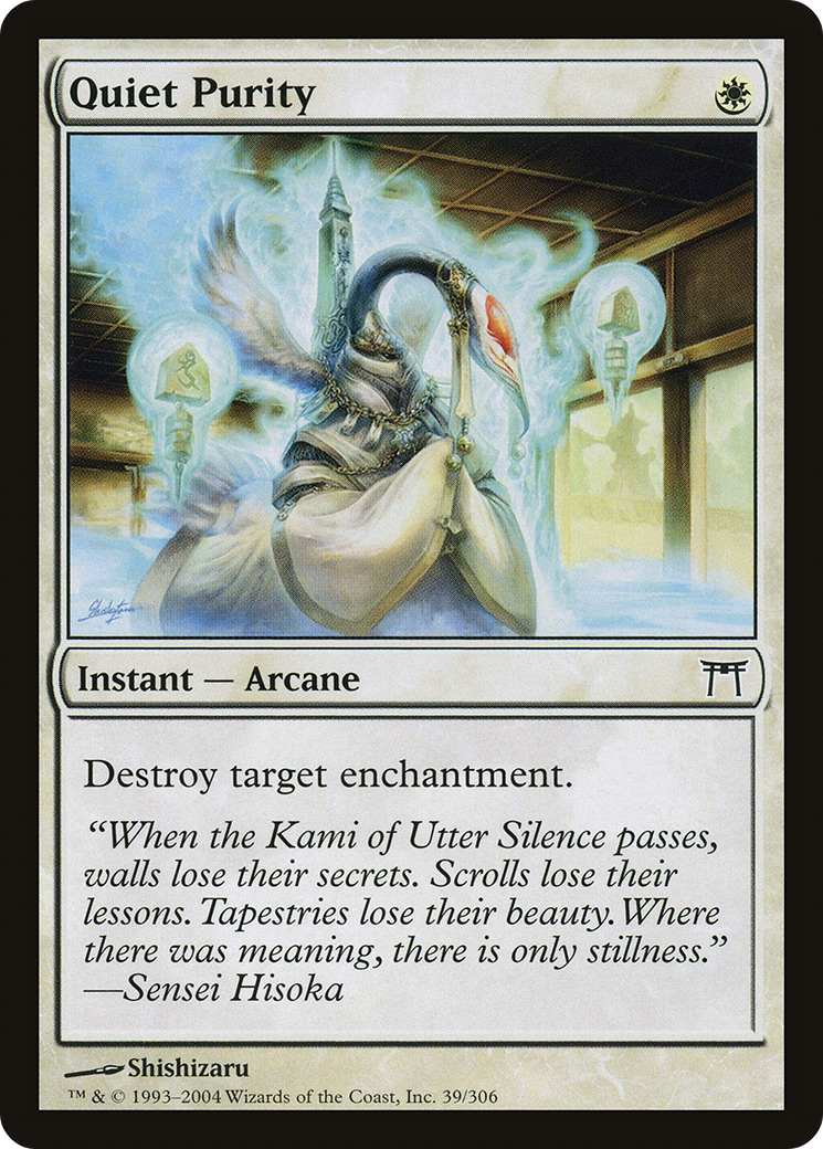 Image of Quiet Purity (CHK-039) - Champions of Kamigawa
