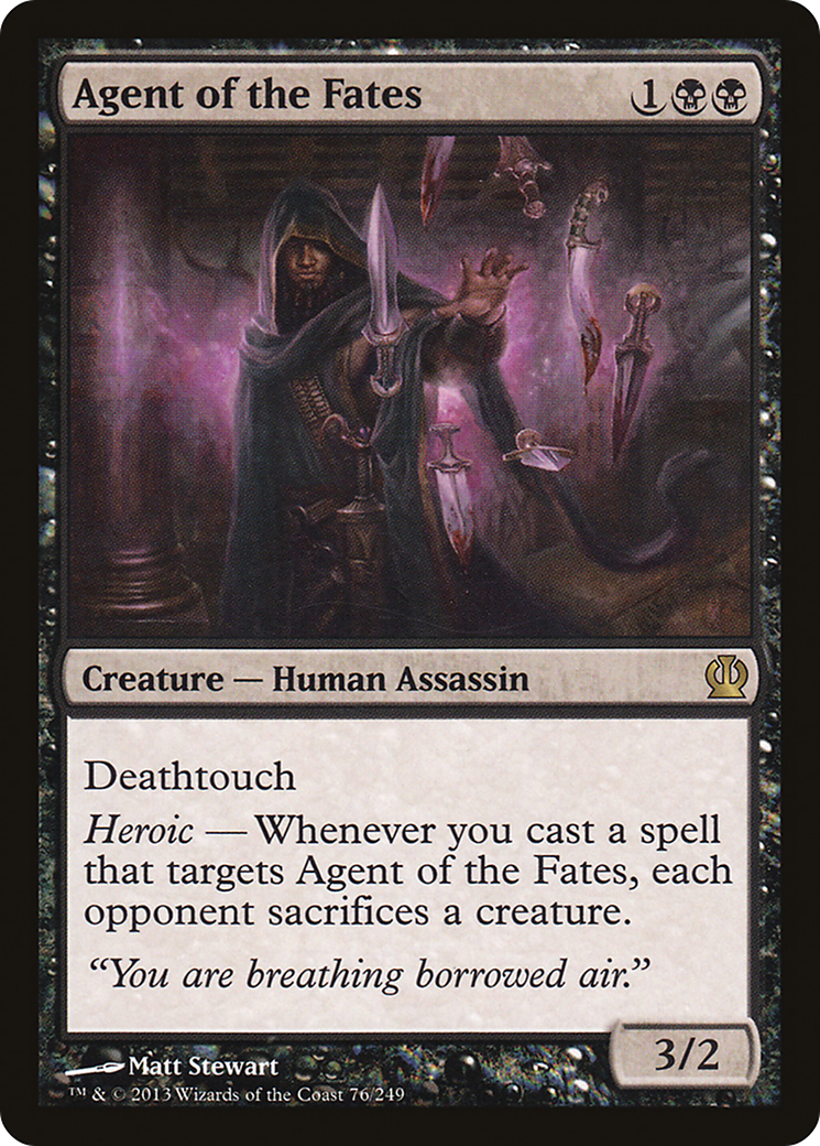 Image of Agent of the Fates (THS-076) - Theros Foil