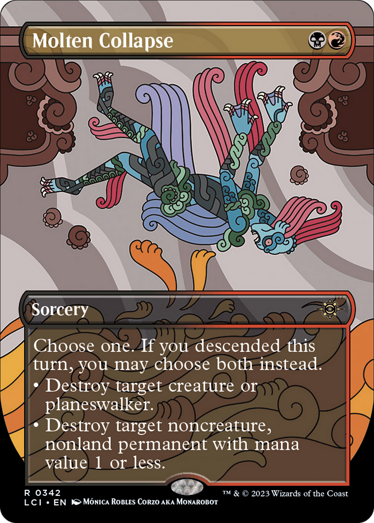 Image of Molten Collapse (Borderless) (LCI-342) - The Lost Caverns of Ixalan (Borderless)
