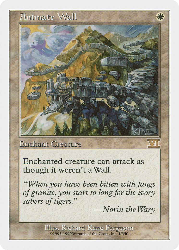 Image of Animate Wall (6ED-001) - Classic Sixth Edition