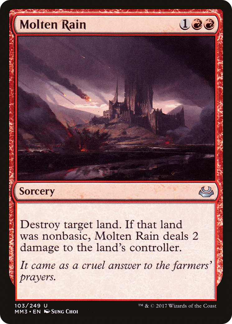 Image of Molten Rain (MM3-103) - Modern Masters 2017 Foil