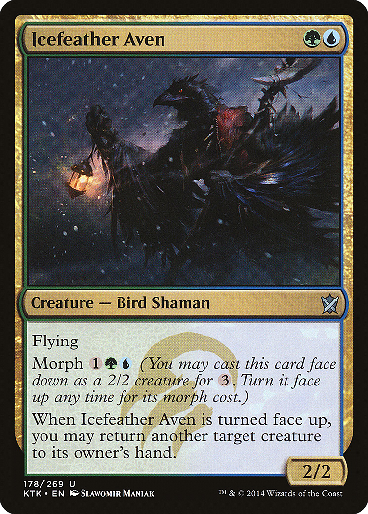Image of Icefeather Aven (KTK-178) - Khans of Tarkir
