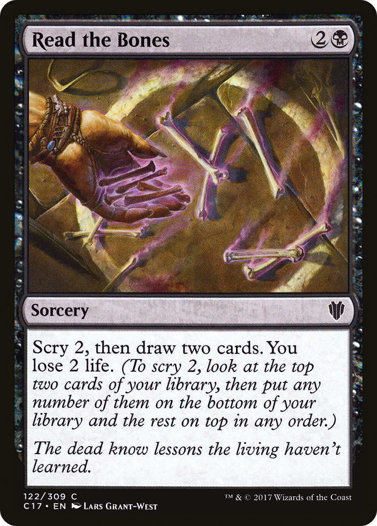 Image of Read the Bones (C17-122) - Commander 2017