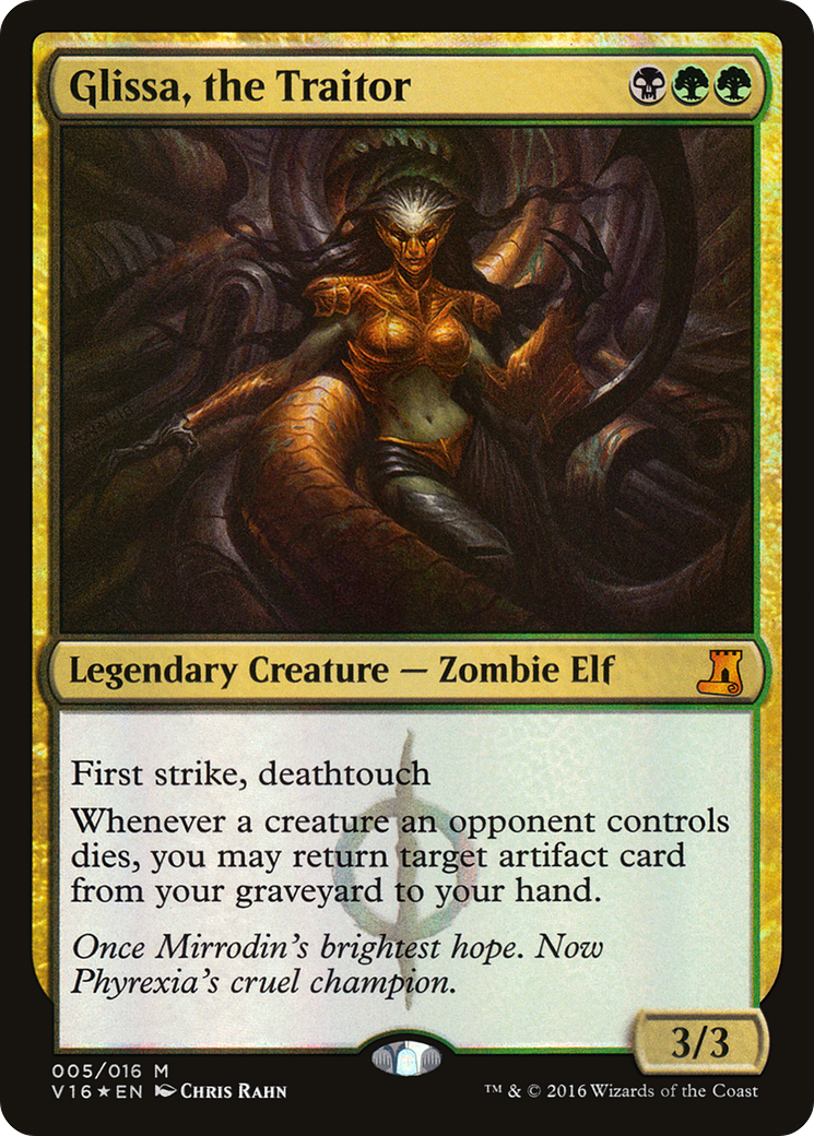 Image of Glissa, the Traitor (V16-005) - From the Vault: Lore Foil