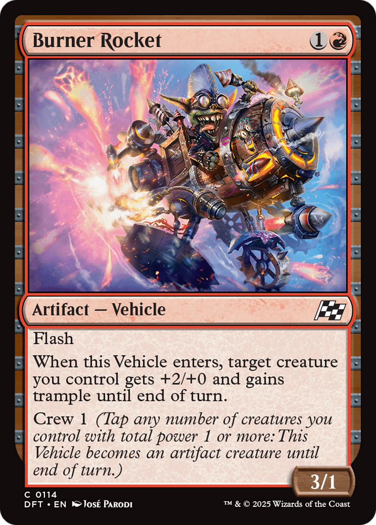 Image of Burner Rocket (DFT-114) - Aetherdrift Foil