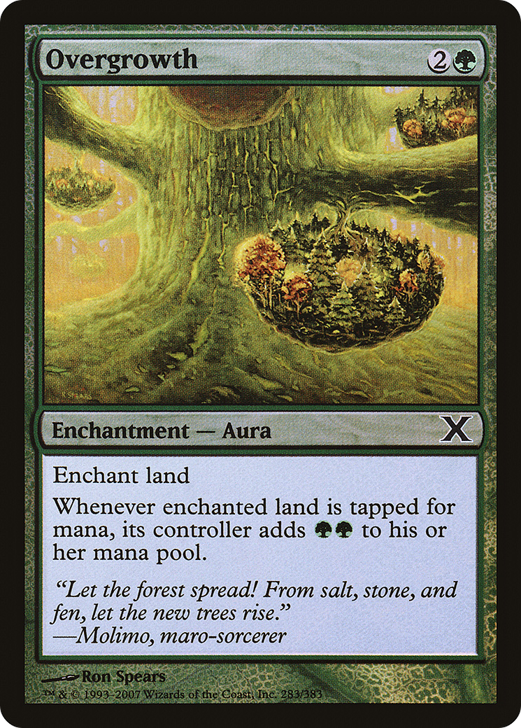 Image of Overgrowth (10E-283★) - Tenth Edition Foil