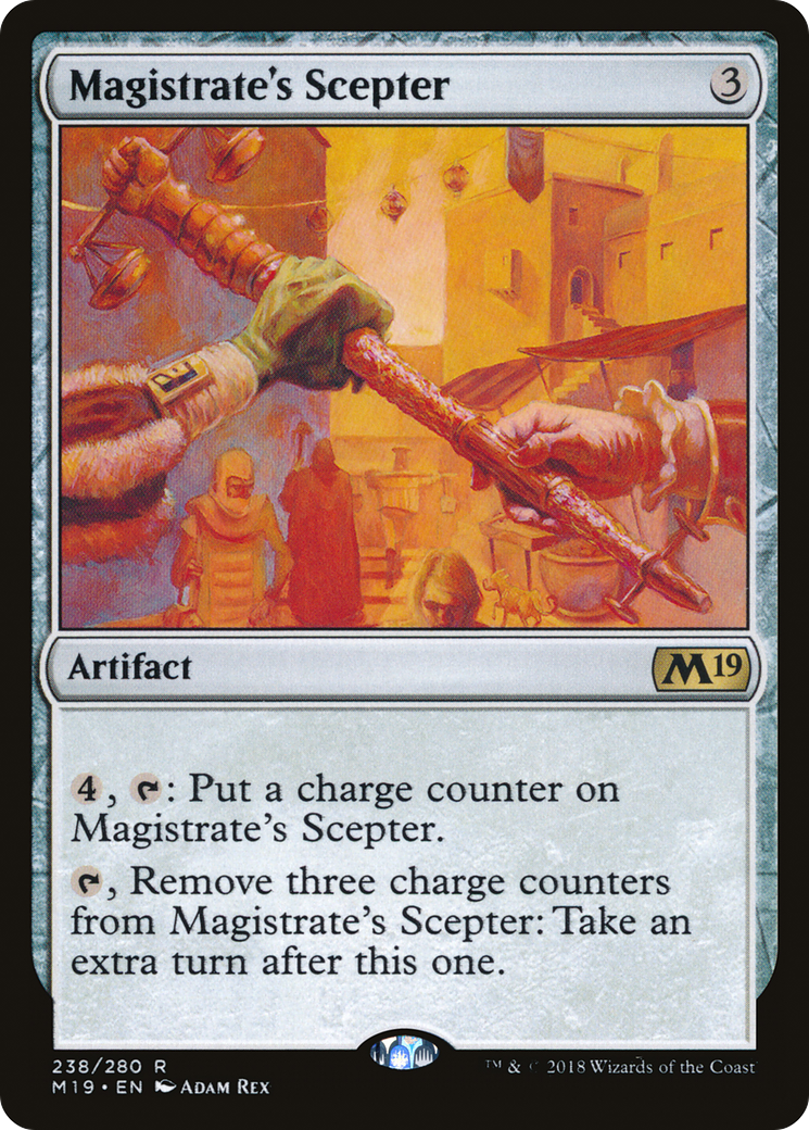 Image of Magistrate's Scepter (M19-238) - Core Set 2019 Foil