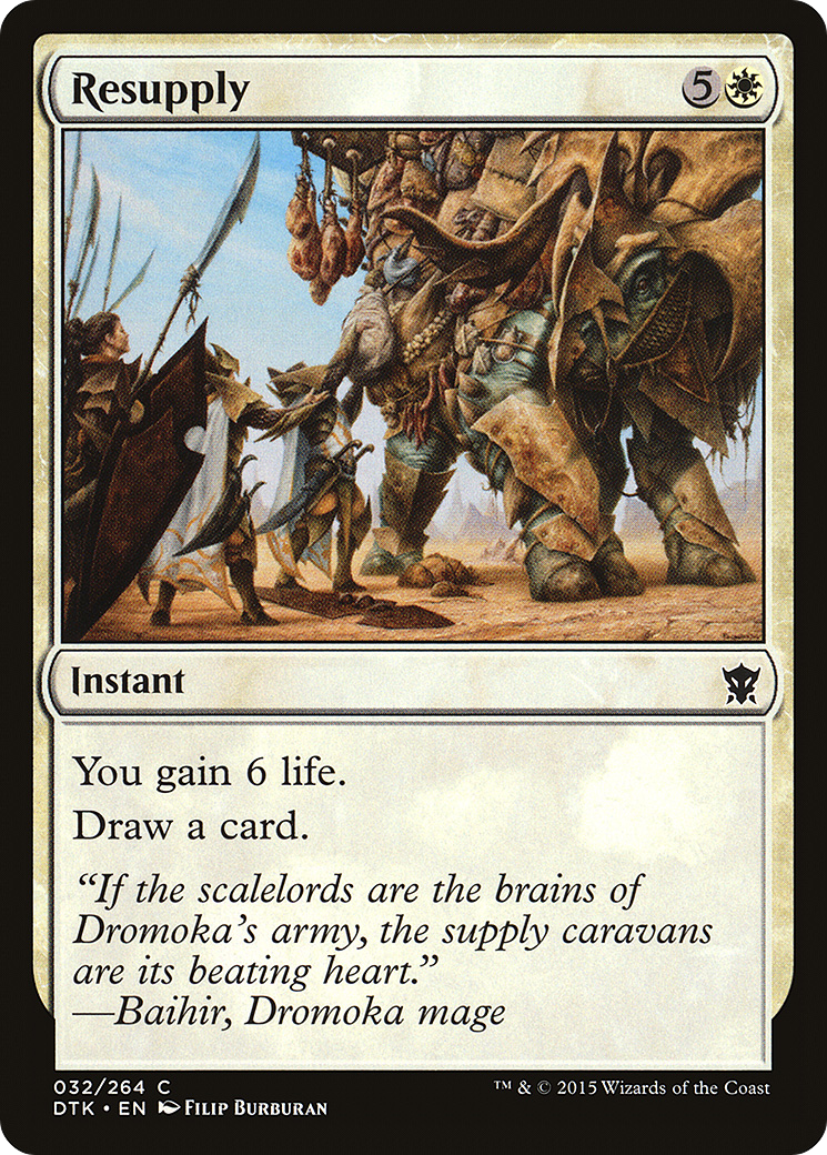 Image of Resupply (DTK-032) - Dragons of Tarkir Foil