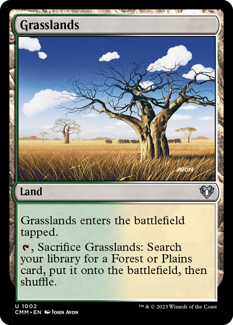 Image of Grasslands (CMM-1002) - Commander Masters