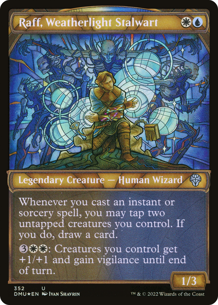 Image of Raff, Weatherlight Stalwart (Textured Foil) (DMU-352) - Dominaria United: (Showcase) Foil