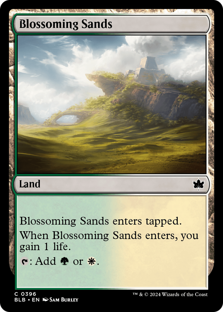 Image of Blossoming Sands (BLB-396) - Bloomburrow