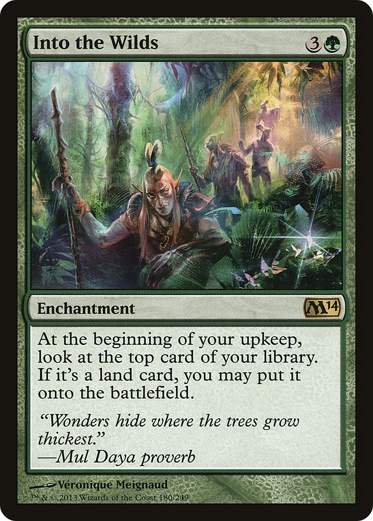 Image of Into the Wilds (M14-180) - Magic 2014