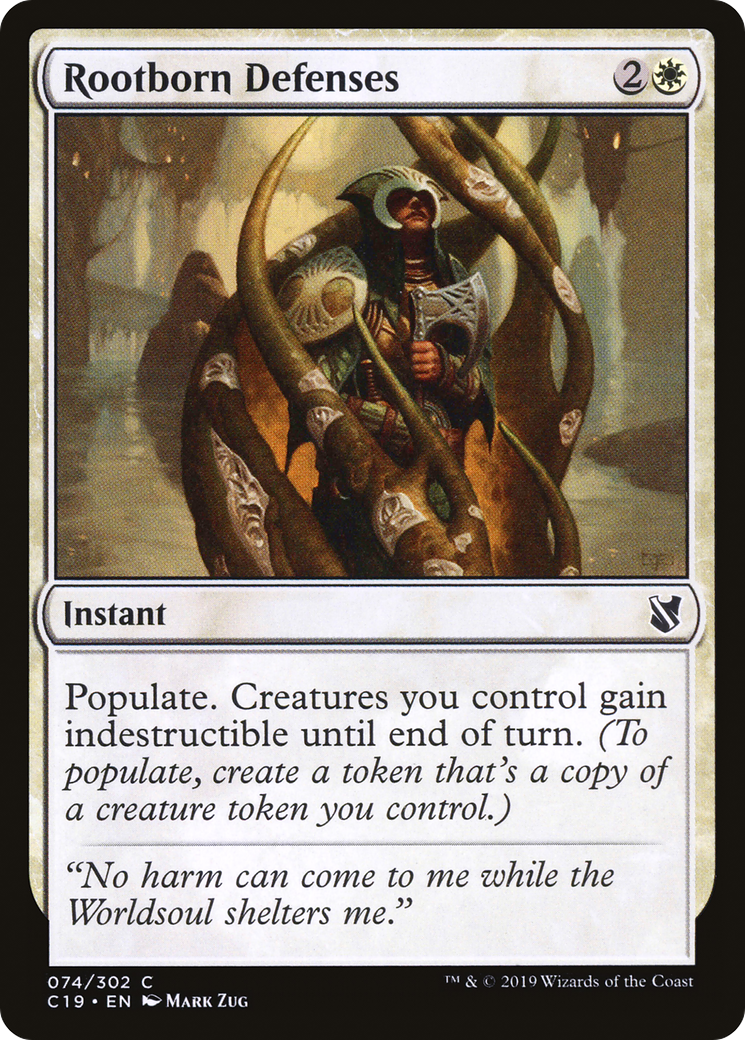 Image of Rootborn Defenses (C19-074) - Commander 2019