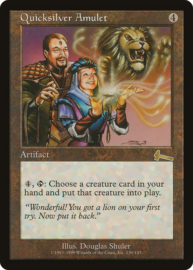 Image of Quicksilver Amulet (ULG-130) - Urza's Legacy