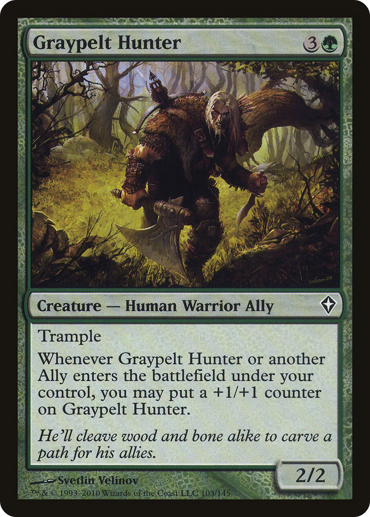 Image of Graypelt Hunter (WWK-103) - Worldwake Foil